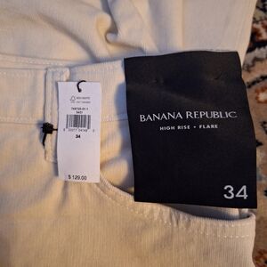 Banana Republic 34  high rise flare corduroy